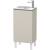 Duravit LC6273R9191 L-Cube 16 1/2" Floor Standing Single Bathroom Vanity with One Door and One Shelf in Taupe