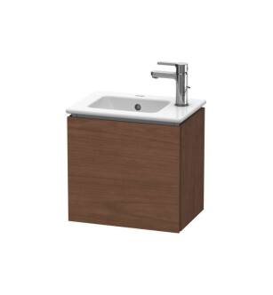 Duravit LC6272L1313 L-Cube 16 1/2" Wall Mount Single Bathroom Vanity with One Door in American Walnut