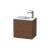 Duravit LC6272L1313 L-Cube 16 1/2" Wall Mount Single Bathroom Vanity with One Door in American Walnut