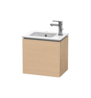 Duravit LC6272L3030 L-Cube 16 1/2" Wall Mount Single Bathroom Vanity with One Door in Natural Oak