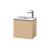 Duravit LC6272L3030 L-Cube 16 1/2" Wall Mount Single Bathroom Vanity with One Door in Natural Oak