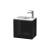 Duravit LC6272L4040 L-Cube 16 1/2" Wall Mount Single Bathroom Vanity with One Door in Black High Gloss