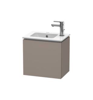 Duravit LC6272L4343 L-Cube 16 1/2" Wall Mount Single Bathroom Vanity with One Door in Basalt Matte