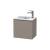 Duravit LC6272L4343 L-Cube 16 1/2" Wall Mount Single Bathroom Vanity with One Door in Basalt Matte