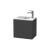 Duravit LC6272L4949 L-Cube 16 1/2" Wall Mount Single Bathroom Vanity with One Door in Graphite Matte