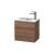 Duravit LC6272L7979 L-Cube 16 1/2" Wall Mount Single Bathroom Vanity with One Door in Natural Walnut