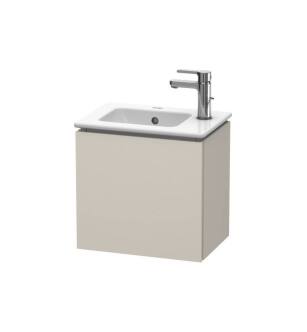 Duravit LC6272L9191 L-Cube 16 1/2" Wall Mount Single Bathroom Vanity with One Door in Taupe