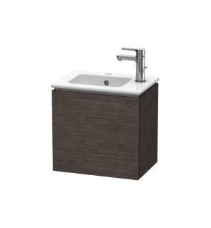 Duravit LC6272R7272 L-Cube 16 1/2" Wall Mount Single Bathroom Vanity with One Door in Dark Brushed Oak