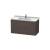 Duravit LC626607272 L-Cube 40 1/8" Wall Mount Single Bathroom Vanity with Two Drawers in Dark Brushed Oak