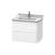 Duravit LC626401818 L-Cube 26 3/8" Wall Mount Single Bathroom Vanity with Two Drawers in White Matte