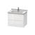 Duravit LC626402222 L-Cube 26 3/8" Wall Mount Single Bathroom Vanity with Two Drawers in White High Gloss