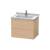 Duravit LC626403030 L-Cube 26 3/8" Wall Mount Single Bathroom Vanity with Two Drawers in Natural Oak