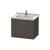 Duravit LC626407272 L-Cube 26 3/8" Wall Mount Single Bathroom Vanity with Two Drawers in Dark Brushed Oak