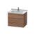 Duravit LC626407979 L-Cube 26 3/8" Wall Mount Single Bathroom Vanity with Two Drawers in Natural Walnut