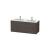 Duravit LC625807272 L-Cube 50 3/4" Wall Mount Double Bathroom Vanity with Two Drawers in Dark Brushed Oak