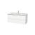 Duravit LC624301818 L-Cube 48" Wall Mount Single Bathroom Vanity with Two Drawers in White Matte