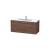 Duravit LC624302121 L-Cube 48" Wall Mount Single Bathroom Vanity with Two Drawers in Walnut Dark