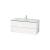 Duravit LC624302222 L-Cube 48" Wall Mount Single Bathroom Vanity with Two Drawers in White High Gloss