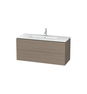 Duravit LC624303535 L-Cube 48" Wall Mount Single Bathroom Vanity with Two Drawers in Oak Terra