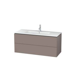 Duravit LC624304343 L-Cube 48" Wall Mount Single Bathroom Vanity with Two Drawers in Basalt Matte