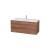 Duravit LC624307979 L-Cube 48" Wall Mount Single Bathroom Vanity with Two Drawers in Natural Walnut