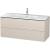 Duravit LC624309191 L-Cube 48" Wall Mount Single Bathroom Vanity with Two Drawers in Taupe