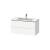 Duravit LC624201818 L-Cube 40 1/8" Wall Mount Single Bathroom Vanity with Two Drawers in White Matte