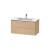 Duravit LC624203030 L-Cube 40 1/8" Wall Mount Single Bathroom Vanity with Two Drawers in Natural Oak