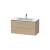 Duravit LC624207171 L-Cube 40 1/8" Wall Mount Single Bathroom Vanity with Two Drawers in Mediterranean Oak