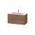 Duravit LC624207979 L-Cube 40 1/8" Wall Mount Single Bathroom Vanity with Two Drawers in Natural Walnut