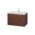 Duravit LC624101313 L-Cube 32 1/4" Wall Mount Single Bathroom Vanity with Two Drawers in American Walnut