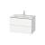 Duravit LC624101818 L-Cube 32 1/4" Wall Mount Single Bathroom Vanity with Two Drawers in White Matte