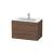 Duravit LC624102121 L-Cube 32 1/4" Wall Mount Single Bathroom Vanity with Two Drawers in Walnut Dark