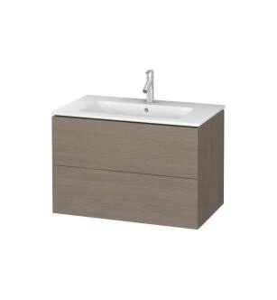 Duravit LC624103535 L-Cube 32 1/4" Wall Mount Single Bathroom Vanity with Two Drawers in Oak Terra