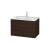 Duravit LC624106969 L-Cube 32 1/4" Wall Mount Single Bathroom Vanity with Two Drawers in Walnut Brushed