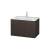 Duravit LC624107272 L-Cube 32 1/4" Wall Mount Single Bathroom Vanity with Two Drawers in Dark Brushed Oak