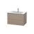 Duravit LC624107575 L-Cube 32 1/4" Wall Mount Single Bathroom Vanity with Two Drawers in Linen