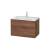 Duravit LC624107979 L-Cube 32 1/4" Wall Mount Single Bathroom Vanity with Two Drawers in Natural Walnut