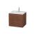 Duravit LC624001313 L-Cube 24 3/8" Wall Mount Single Bathroom Vanity with Two Drawers in American Walnut