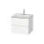 Duravit LC624001818 L-Cube 24 3/8" Wall Mount Single Bathroom Vanity with Two Drawers in White Matte