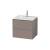 Duravit LC624004343 L-Cube 24 3/8" Wall Mount Single Bathroom Vanity with Two Drawers in Basalt Matte