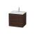 Duravit LC624006969 L-Cube 24 3/8" Wall Mount Single Bathroom Vanity with Two Drawers in Walnut Brushed