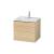 Duravit LC624007171 L-Cube 24 3/8" Wall Mount Single Bathroom Vanity with Two Drawers in Mediterranean Oak