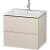 Duravit LC624009191 L-Cube 24 3/8" Wall Mount Single Bathroom Vanity with Two Drawers in Taupe