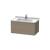 Duravit LC616503535 L-Cube 32 1/4" Wall Mount Single Bathroom Vanity with One Drawer in Oak Terra