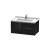 Duravit LC616504040 L-Cube 32 1/4" Wall Mount Single Bathroom Vanity with One Drawer in Black High Gloss