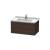 Duravit LC616506969 L-Cube 32 1/4" Wall Mount Single Bathroom Vanity with One Drawer in Walnut Brushed