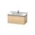 Duravit LC616507171 L-Cube 32 1/4" Wall Mount Single Bathroom Vanity with One Drawer in Mediterranean Oak