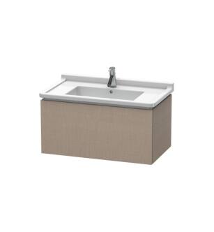 Duravit LC616507575 L-Cube 32 1/4" Wall Mount Single Bathroom Vanity with One Drawer in Linen