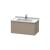 Duravit LC616507575 L-Cube 32 1/4" Wall Mount Single Bathroom Vanity with One Drawer in Linen